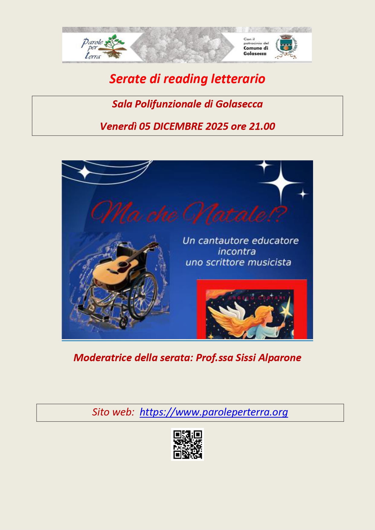 Serata di Reading Letterario – “Nel segno della stella” con Angelo Ceriani e Walter Cinellu