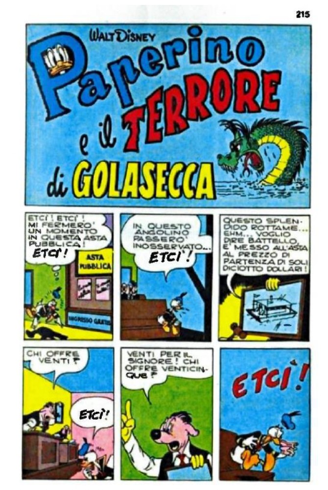 Paperino e il terrore di Golasecca