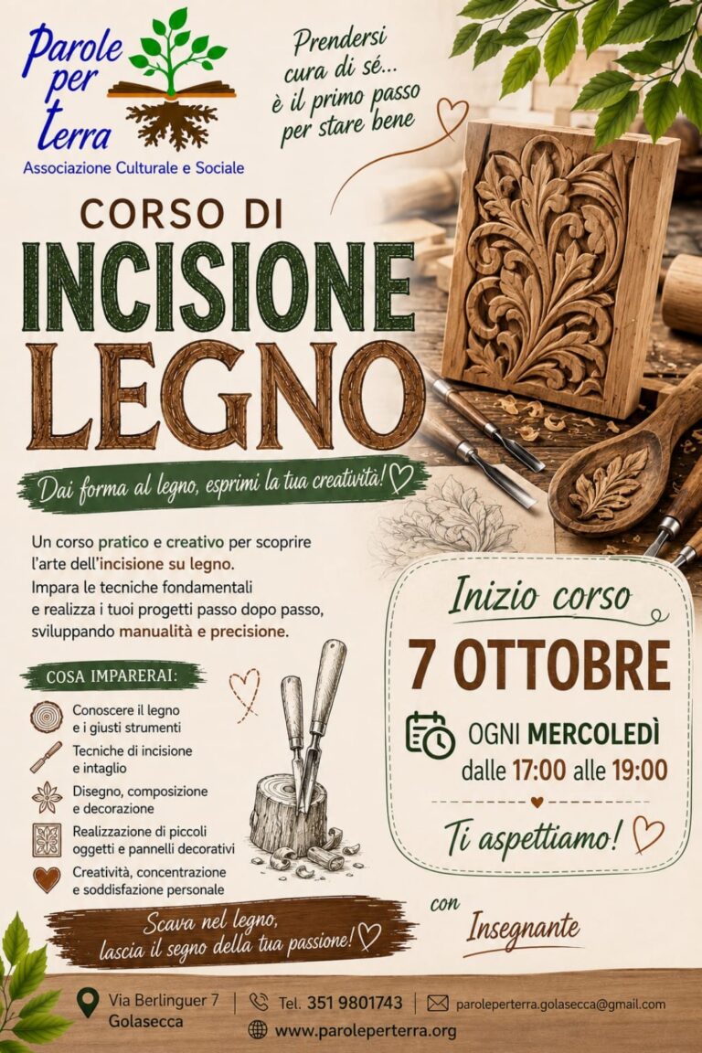 Corso di Intaglio Legno