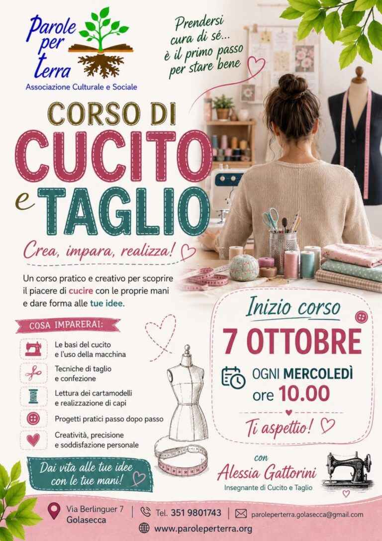 Corso di Taglio e Cucito